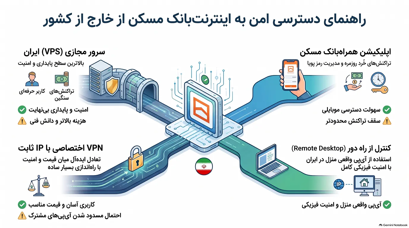 روشهای ایمن و قانونی برای دسترسی از خارج کشور