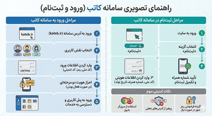 راهنمای استفاده از سامانه کاتب